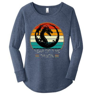 LetS Get Ready To Celebrate The New Year Of The Dragon 2024 Women's Perfect Tri Tunic Long Sleeve Shirt