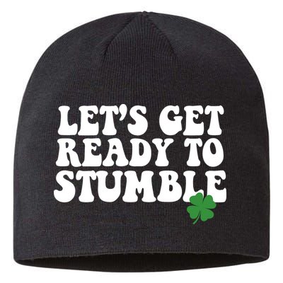 Lets Get Ready To Stumble St Patricks Day Sustainable Beanie