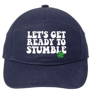 Lets Get Ready To Stumble St Patricks Day 7-Panel Snapback Hat