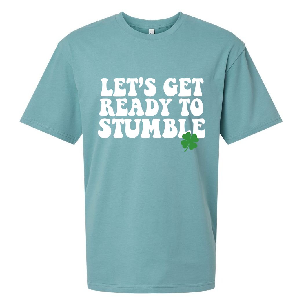 Lets Get Ready To Stumble St Patricks Day Sueded Cloud Jersey T-Shirt