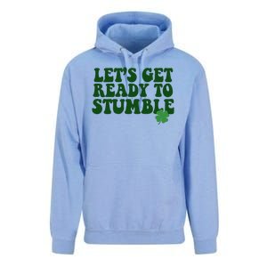 Lets Get Ready To Stumble St Patricks Day Unisex Surf Hoodie