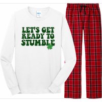 Lets Get Ready To Stumble St Patricks Day Long Sleeve Pajama Set