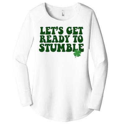 Lets Get Ready To Stumble St Patricks Day Women's Perfect Tri Tunic Long Sleeve Shirt