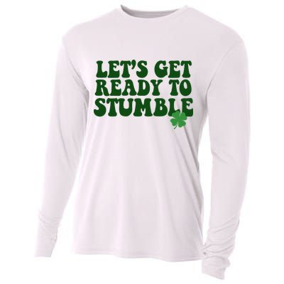 Lets Get Ready To Stumble St Patricks Day Cooling Performance Long Sleeve Crew