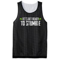 Let's Get Ready To Stumble Saint Patrick's Day Mesh Reversible Basketball Jersey Tank