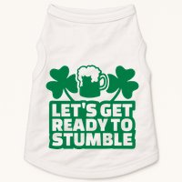 Let's Get Ready To Stumble St Patrick's Day Doggie Tank
