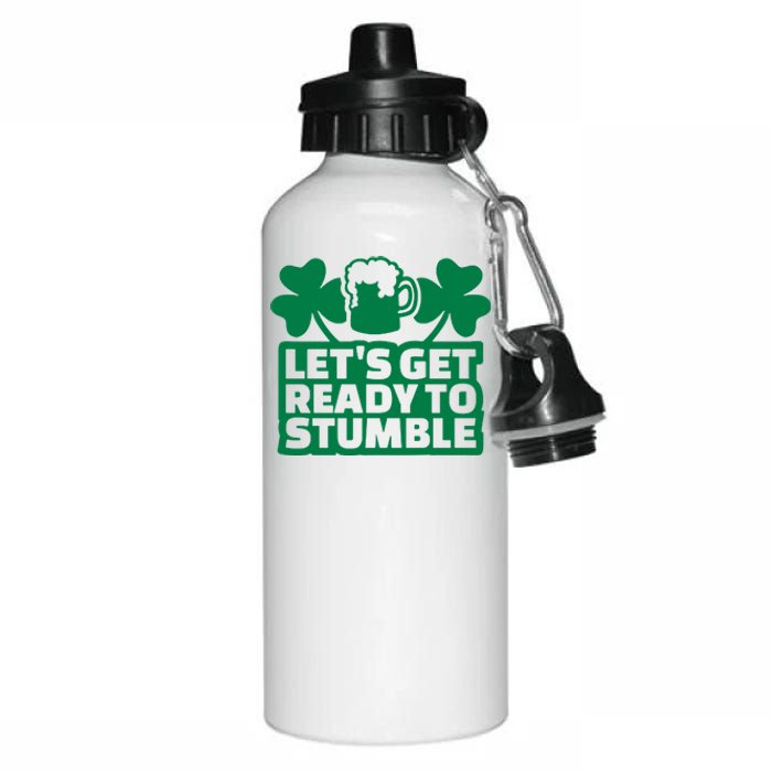 Let's Get Ready To Stumble St Patrick's Day Aluminum Water Bottle