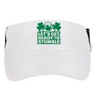 Let's Get Ready To Stumble St Patrick's Day Adult Drive Performance Visor