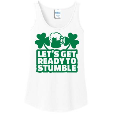 Let's Get Ready To Stumble St Patrick's Day Ladies Essential Tank