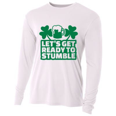 Let's Get Ready To Stumble St Patrick's Day Cooling Performance Long Sleeve Crew