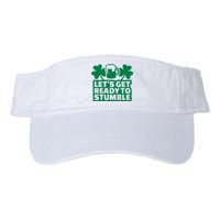 Let's Get Ready To Stumble St Patrick's Day Valucap Bio-Washed Visor