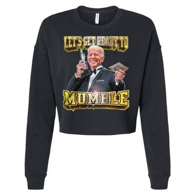 Let's Get Ready To Mumble Cropped Pullover Crew
