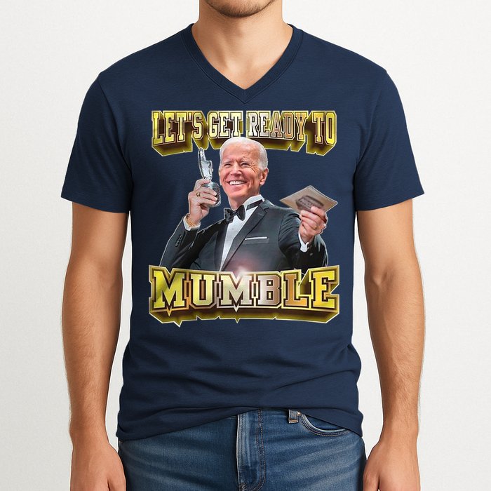 Let's Get Ready To Mumble V-Neck T-Shirt
