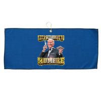 Let's Get Ready To Mumble Large Microfiber Waffle Golf Towel