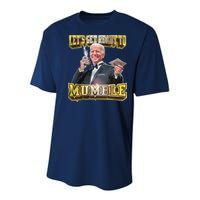 Let's Get Ready To Mumble Youth Performance Sprint T-Shirt