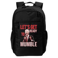 LetS Get Ready To Mumble Biden Backpack