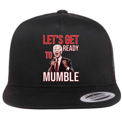 LetS Get Ready To Mumble Biden Flatbill Hat