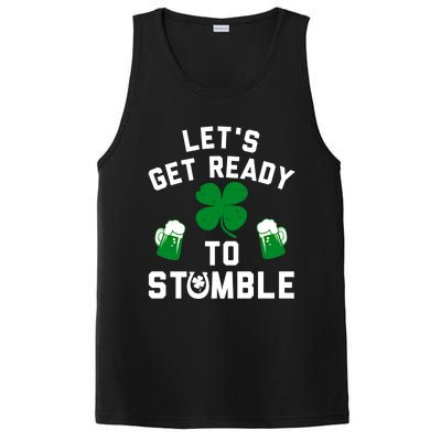 Lets Get Ready To Stumble Gift Pub St Patrick's Day Beer Meaningful Gift PosiCharge Competitor Tank