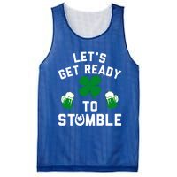 Lets Get Ready To Stumble Gift Pub St Patrick's Day Beer Meaningful Gift Mesh Reversible Basketball Jersey Tank