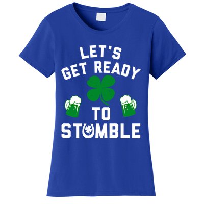 Lets Get Ready To Stumble Gift Pub St Patrick's Day Beer Meaningful Gift Women's T-Shirt