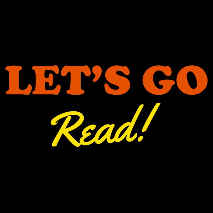Lets Go Read Book Lover Apron