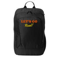 Lets Go Read Book Lover City Backpack