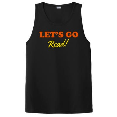 Lets Go Read Book Lover PosiCharge Competitor Tank