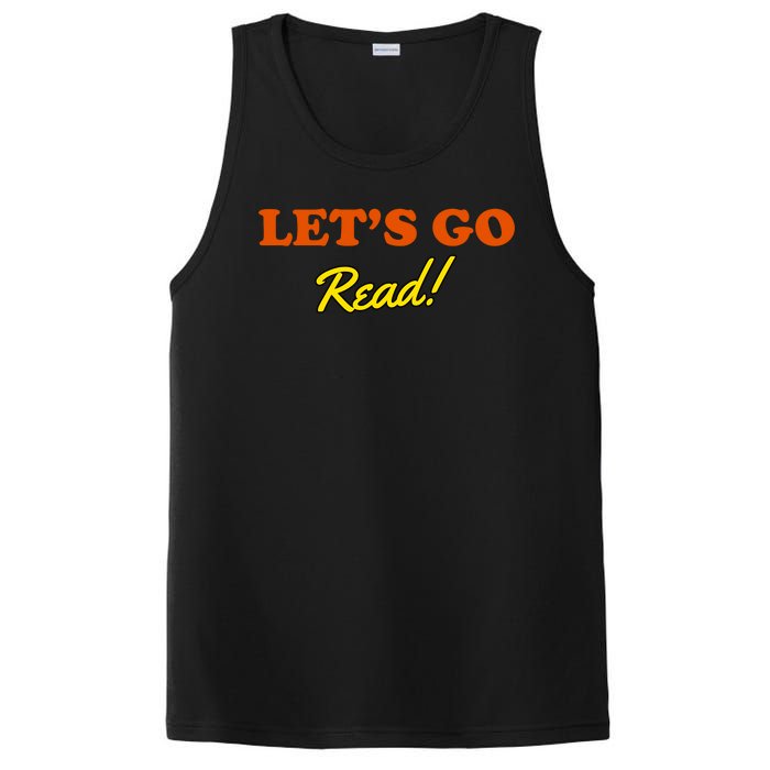 Lets Go Read Book Lover PosiCharge Competitor Tank