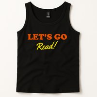 Lets Go Read Book Lover Tank Top