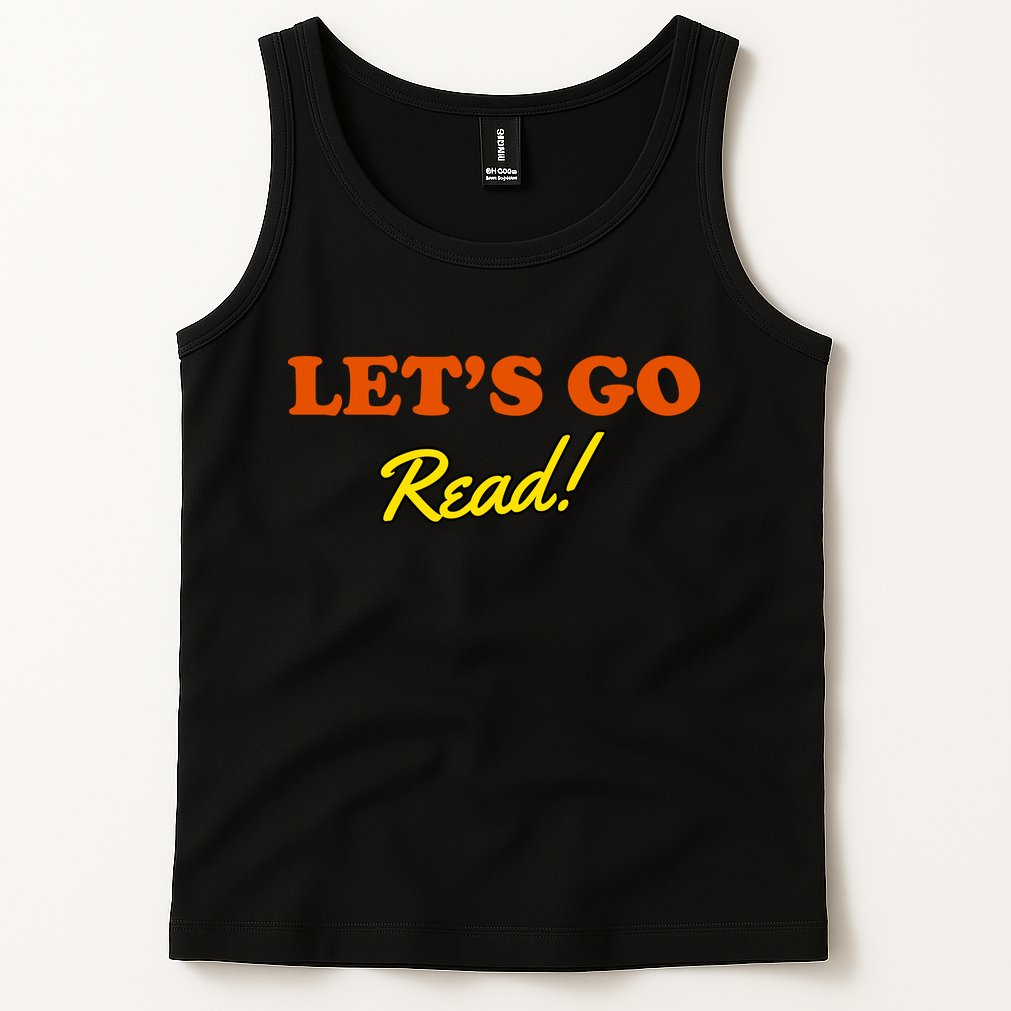 Lets Go Read Book Lover Tank Top