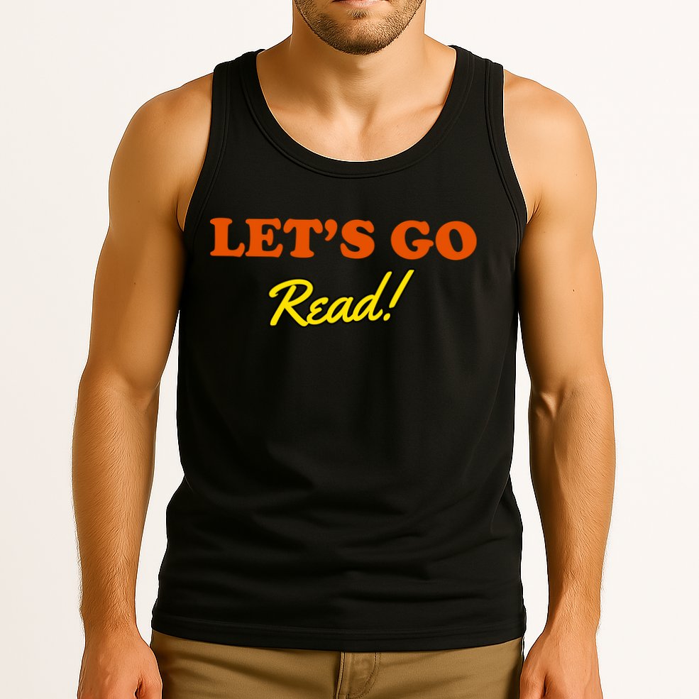 Lets Go Read Book Lover Tank Top