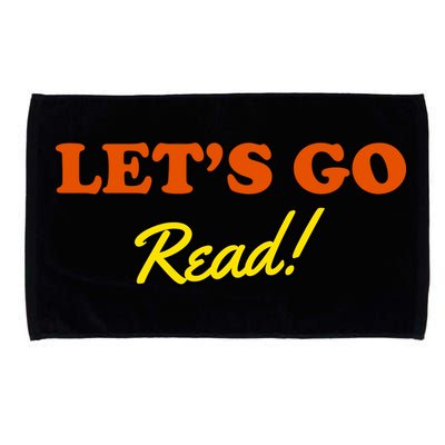 Lets Go Read Book Lover Microfiber Hand Towel