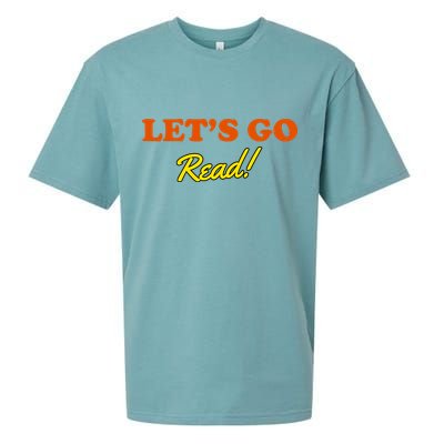 Lets Go Read Book Lover Sueded Cloud Jersey T-Shirt