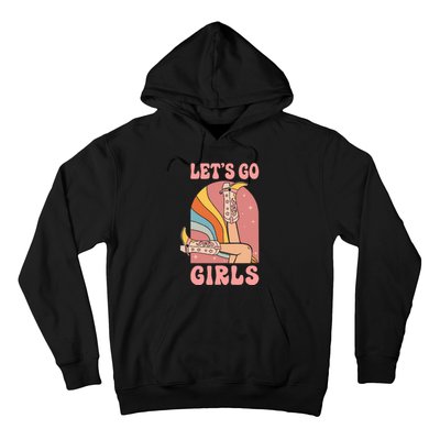 Lets Go Retro Cow Bride Bridesmaid Bachelorette Hoodie