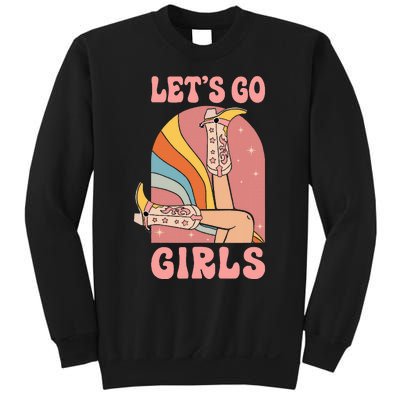 Lets Go Retro Cow Bride Bridesmaid Bachelorette Sweatshirt