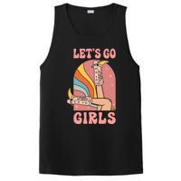 Lets Go Retro Cow Bride Bridesmaid Bachelorette PosiCharge Competitor Tank