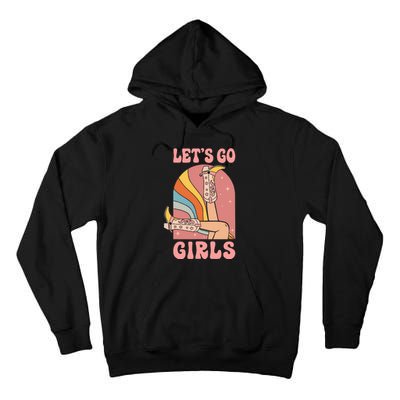 Lets Go Retro Cow Bride Bridesmaid Bachelorette Tall Hoodie