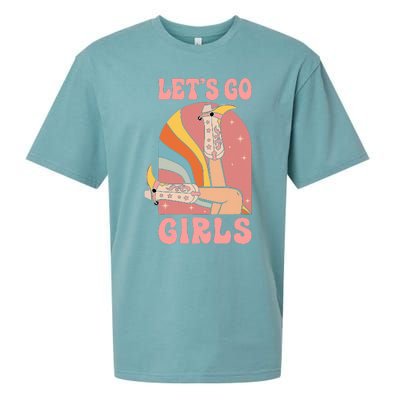 Lets Go Retro Cow Bride Bridesmaid Bachelorette Sueded Cloud Jersey T-Shirt