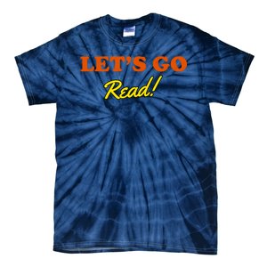 Lets Go Read Distress Book Club Tie-Dye T-Shirt