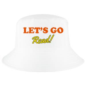 Lets Go Read Distress Book Club Cool Comfort Performance Bucket Hat