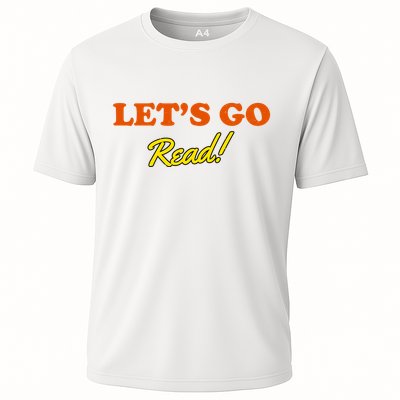 Lets Go Read Distress Book Club Performance Shirt