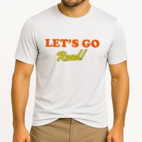 Lets Go Read Distress Book Club Performance Shirt