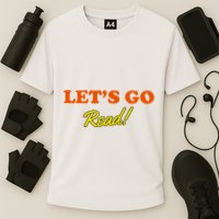 Lets Go Read Distress Book Club Performance Shirt