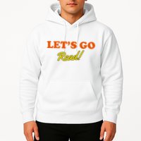 Lets Go Read Distress Book Club Hoodie