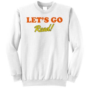 Lets Go Read Distress Book Club Sweatshirt