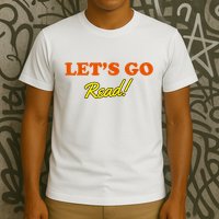 Lets Go Read Distress Book Club T-Shirt