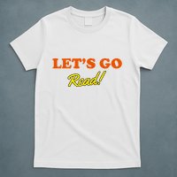 Lets Go Read Distress Book Club T-Shirt