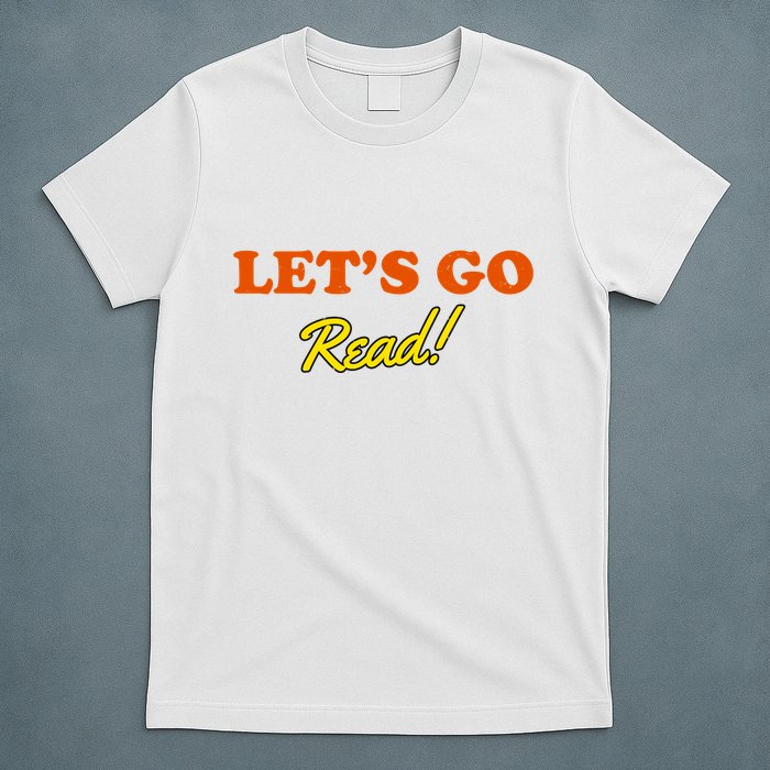 Lets Go Read Distress Book Club T-Shirt