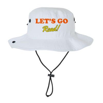 Lets Go Read Distress Book Club Bucket Hat