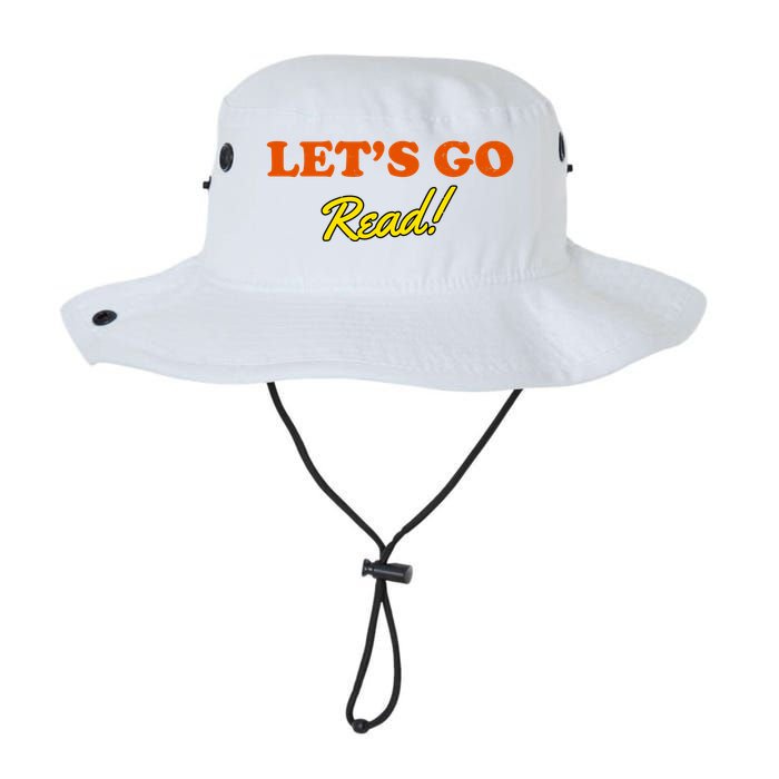 Lets Go Read Distress Book Club Bucket Hat